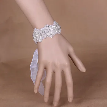 

2014 bridal Rhinestone hand bracelet wedding jewelry accessories bracelets crystal flower chain