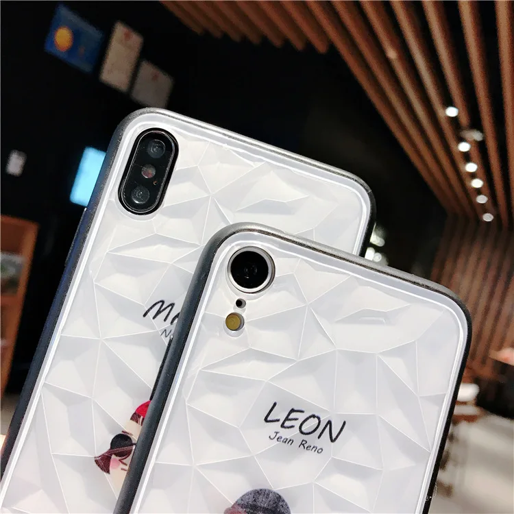 GlamPhone Чехол Diamond Leon/Профессиональный Чехол для телефона чехол для iPhone11ProMAX 6 6S 7 8 Plus XS Max XR X Простой жесткий чехол