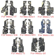 1Pcs For Meizu M6T 15 M15 16X Note 8 M6S V8 X8 16th Plus USB Power Charging Connector Plug Port Dock Flex Cable