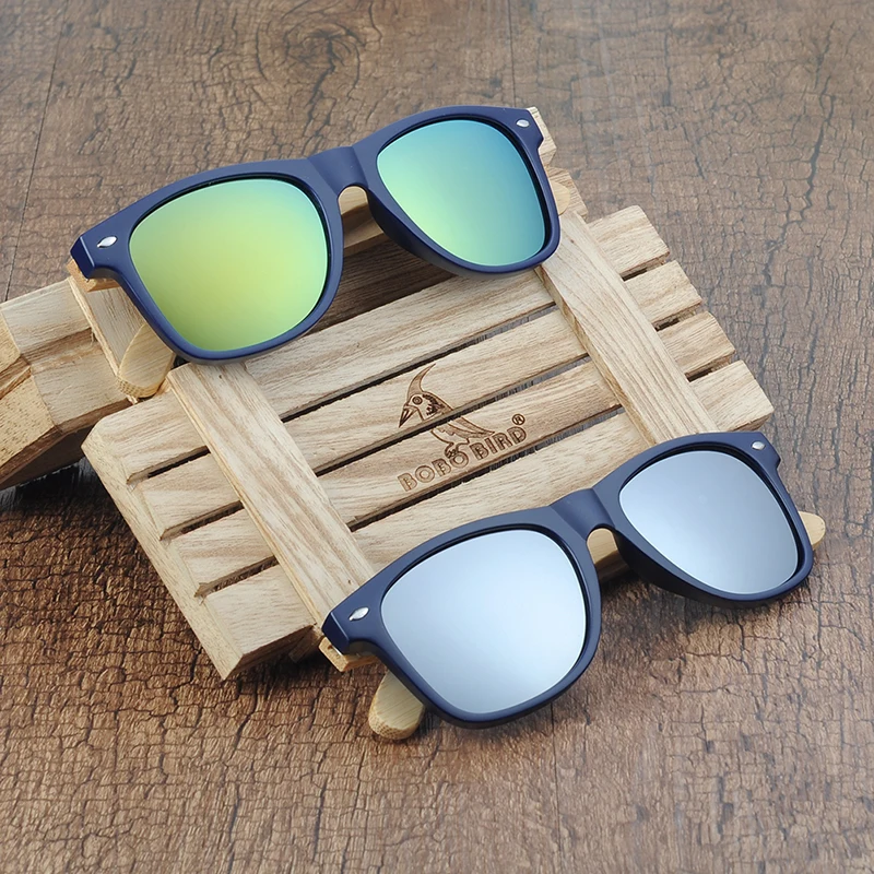 Deep Blue Plastic Polarized sunglasses women and mens (27)