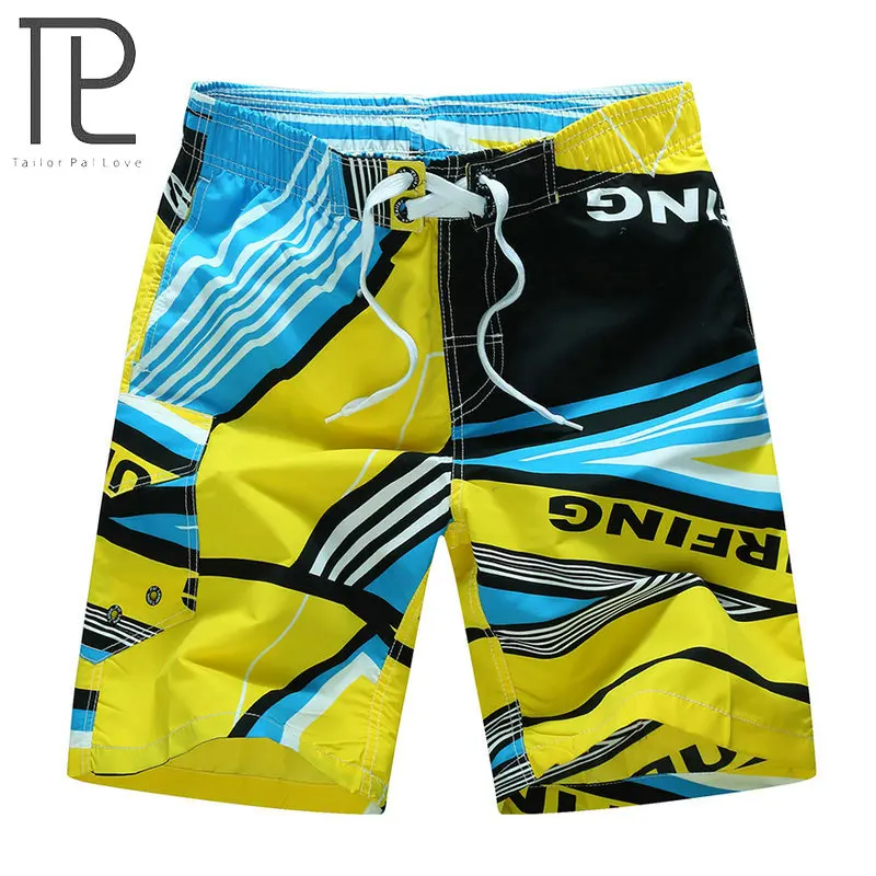 

2018 Hot New Summer Board Shorts Men's Quick Dry Surfing Boardshorts With Pocket Plus Size Quick Dry Beach Shorts M-6XL 3 Colors