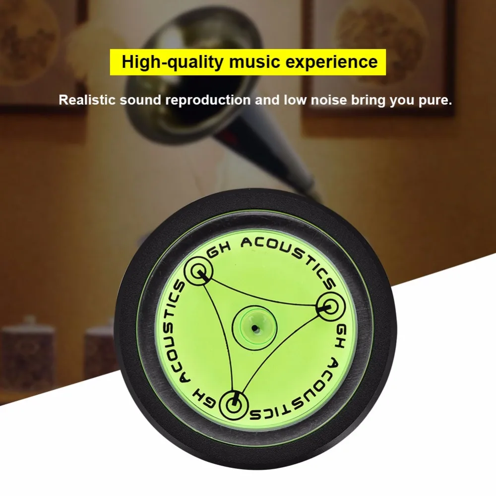 

1Pcs 3in1 Metal Record Clamp LP Disc Stabilizer Turntable For Vinyl Record Turntable Vibration Balanced Black Gold Silver
