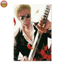 Крутая цифровая картина DIY, красивый мультяшный пират? Ван Саурона