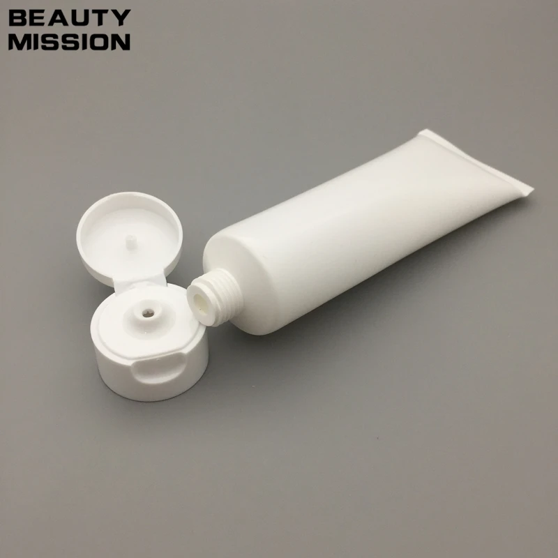 Beauty Mission 50 шт г DIY пустые белые пластиковые бутылки для косметики мл PE крем