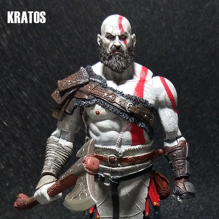 God War 4 Kratos ПВХ фигурка Коллекционная модель игрушки 7 дюймов 18 см призрак Спарта бюст сон Зевс