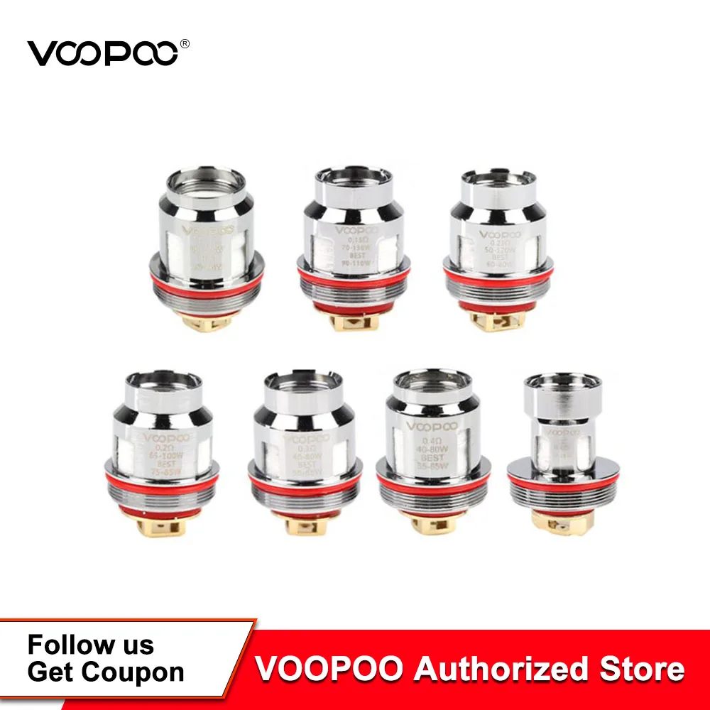 

25pcs/lot VOOPOO Uforce U2 U4 U6 U8 N1 N2 N3 P2 Replacement Coil For Voopoo Uforce Tank Uforce T1 Tank Voopoo Drag 2 Drag Mini