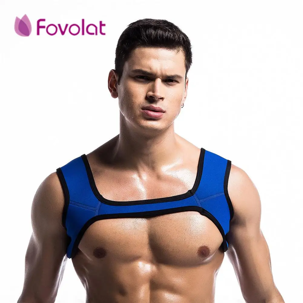 Neoprene Fit Sports Shoulder Strap Strong Muscle Chest Harness Golds