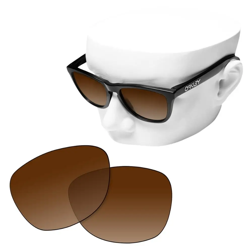 Oowlit Polarizzati Lenti Di Ricambio Di Marrone Sfumato Per-Oakley Frogskins Occhiali Da Sole