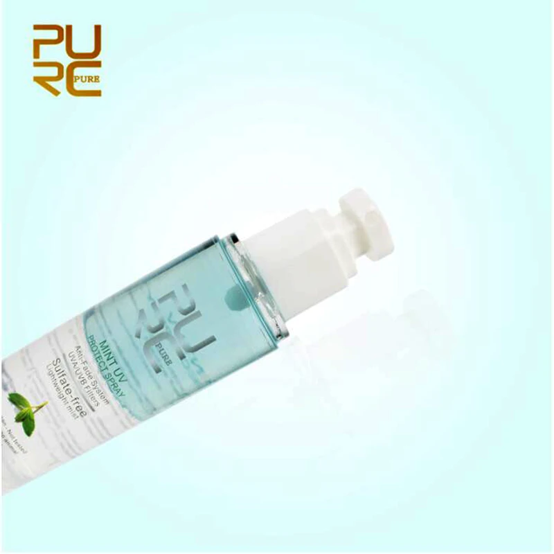 

PURC Mint UV UV Spray One-time Conditioner Hair Gel Protects damaged hair replenishes moisture and hair