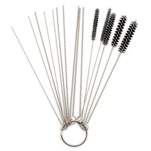 10 чистящие иглы+ 5 кистей Инструмент для Suzuki карбюратор углеродный Dirt Jet Сухой