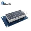 Módulo De Pantalla LED Digital de 4 Bits TM1637, para arduino, 7 segmentos, 0,36 pulgadas, reloj, ánodo rojo, tubo, cuatro controladores de serie, paquete de placa, 1 Uds. ► Foto 2/5