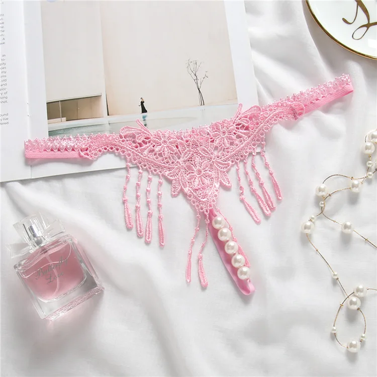 Women sexy lingerie hot erotic sexy Open Panties Porn underwear cheeky transparent seducive sex wear G-string thong with pearl