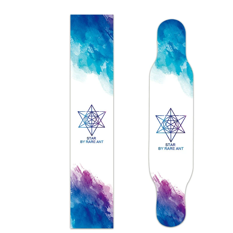 شحن مجاني 1 قطعة 24*122 سنتيمتر لوح التزلج Longboard Griptape سطح الصنفرة شريط لحام لوح التزلج الصنفرة وحة طويلة