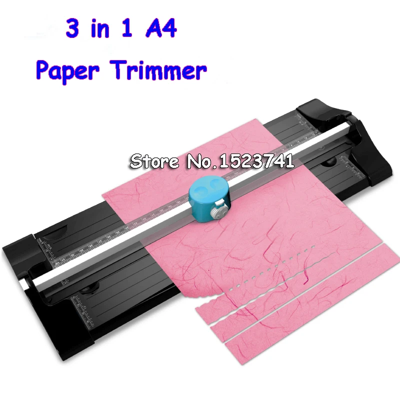 

Muiltfunctional TM - 10 3 in 1 high qulity A4 Photo Paper Card Craft Rotary Cutter Cutting Trimmer Ruler