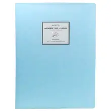 A4 дисплей книжная папка, бумажная папка для хранения пластик 20 карманов(синий