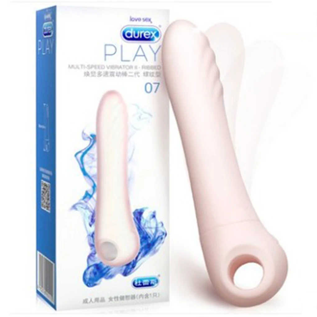 Фаллоимитатор Durex вибратор многократная скоростная пуля нить ребристый секс