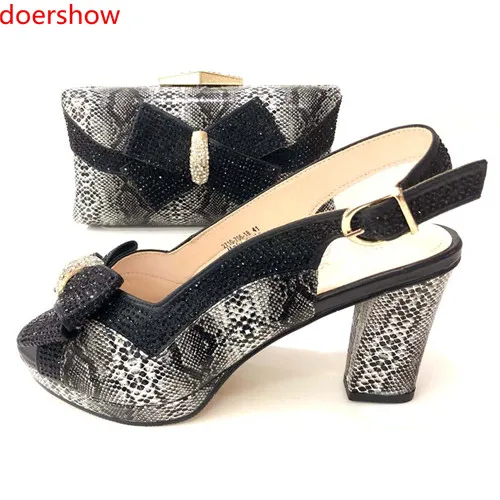 

doershow new arrive niceItalian Shoe with Matching Bags African Shoe and Bag Set for Party In Women Italian Shoe with Bag!HM1-14