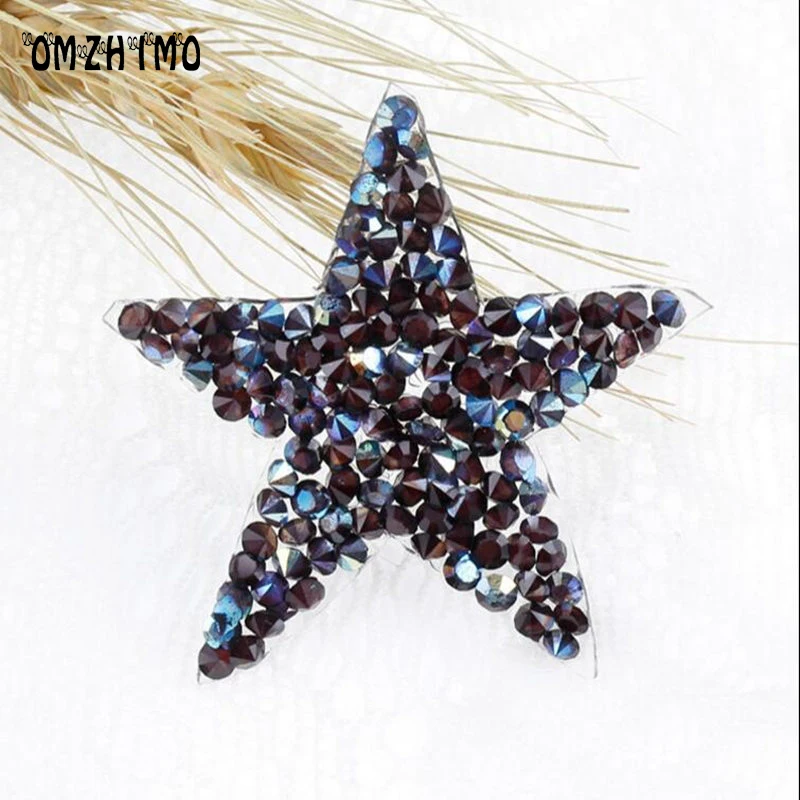 

Applique Patch Strass Rhinestones Motifs Iron On Patches Crystal For Jeans Clothing Crafts Decorations
