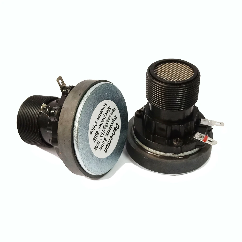 

Titanium Diaphragm Horn dome tweeter home stage audio DIY kits treble whorl screw connector speaker driver unit 8 Ohm