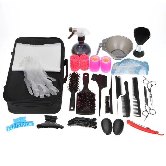 Pro Hair Salon R Hairdressing Brush Comb Clip Roller Spray Pro Hair Salon R Hairdressing Brush Comb Clip Roller Spray Scissor Shaver A Gloves Equipment Storage