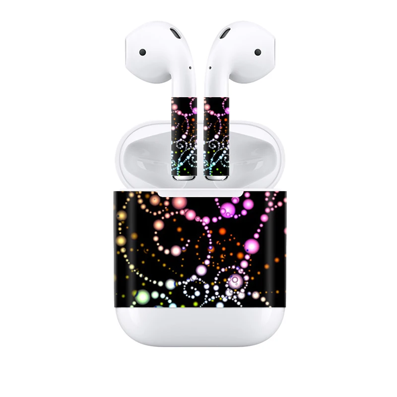Защитная виниловая наклейка наушники для AirPods скины съемные клейкие