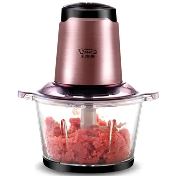 

Electric meat grinder food chopper 4 knife fast stainless steel household processor kitchen tool