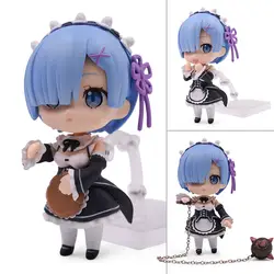 Re: жизнь в другом мире от нуля Rem оперативная память Nendoroid фигурку ПВХ игрушечные лошадки Коллекция Модель Куклы для друзей подарки 9,5 см