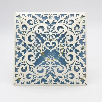 

wholesale laser cut wedding card high quality wedding invitations card