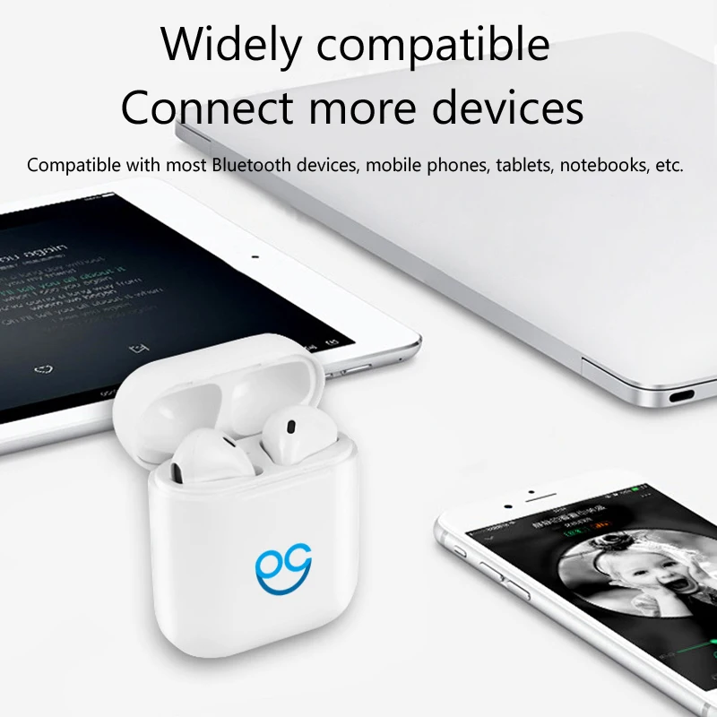 I7S Bluetooth Earphone TWS Mini Double Ear Wireless Not Air Pods Earphones Headsets Earbuds For Iphone 7/8/X xiaomi Android