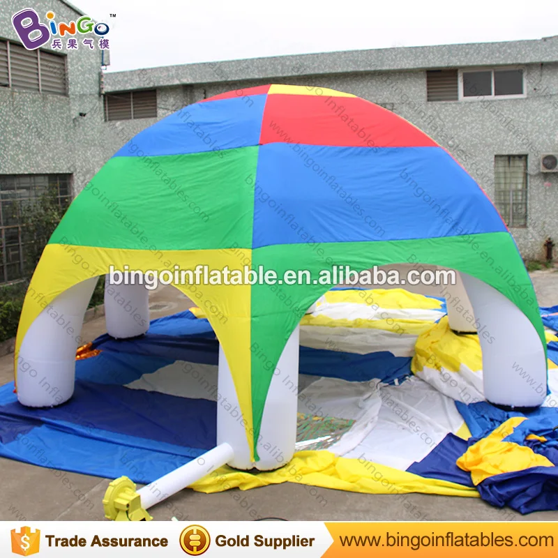  8m / 26ft Tent Type inflatable air dome tent with cheap price outdoor dome inflatable spider tent w