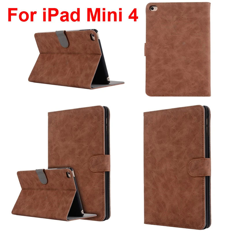 Защитный чехол с подставкой для iPad Mini 4 роскошный подставка из искусственной кожи