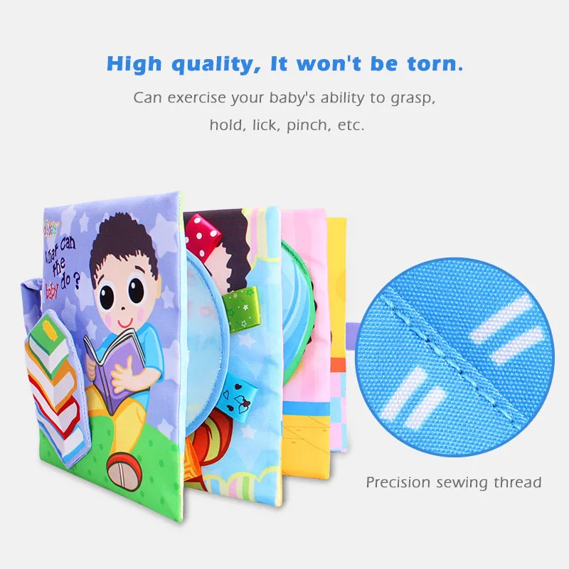 Brinquedos de Pelúcia Anos de Desenvolvimento Interativo de Pano Crianças Educação Precoce Animais Livros 0-3 Macio 10 Phones & Accessories