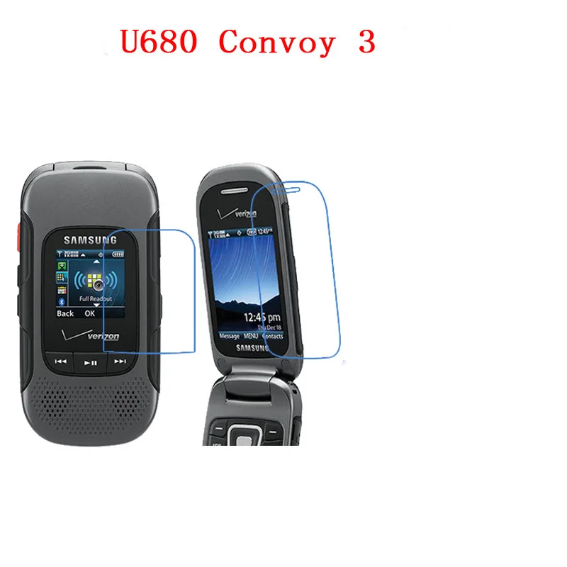 

For Samsung U680 Convoy 3 New functional type Anti-fall, impact resistance, nano TPU screen protection film