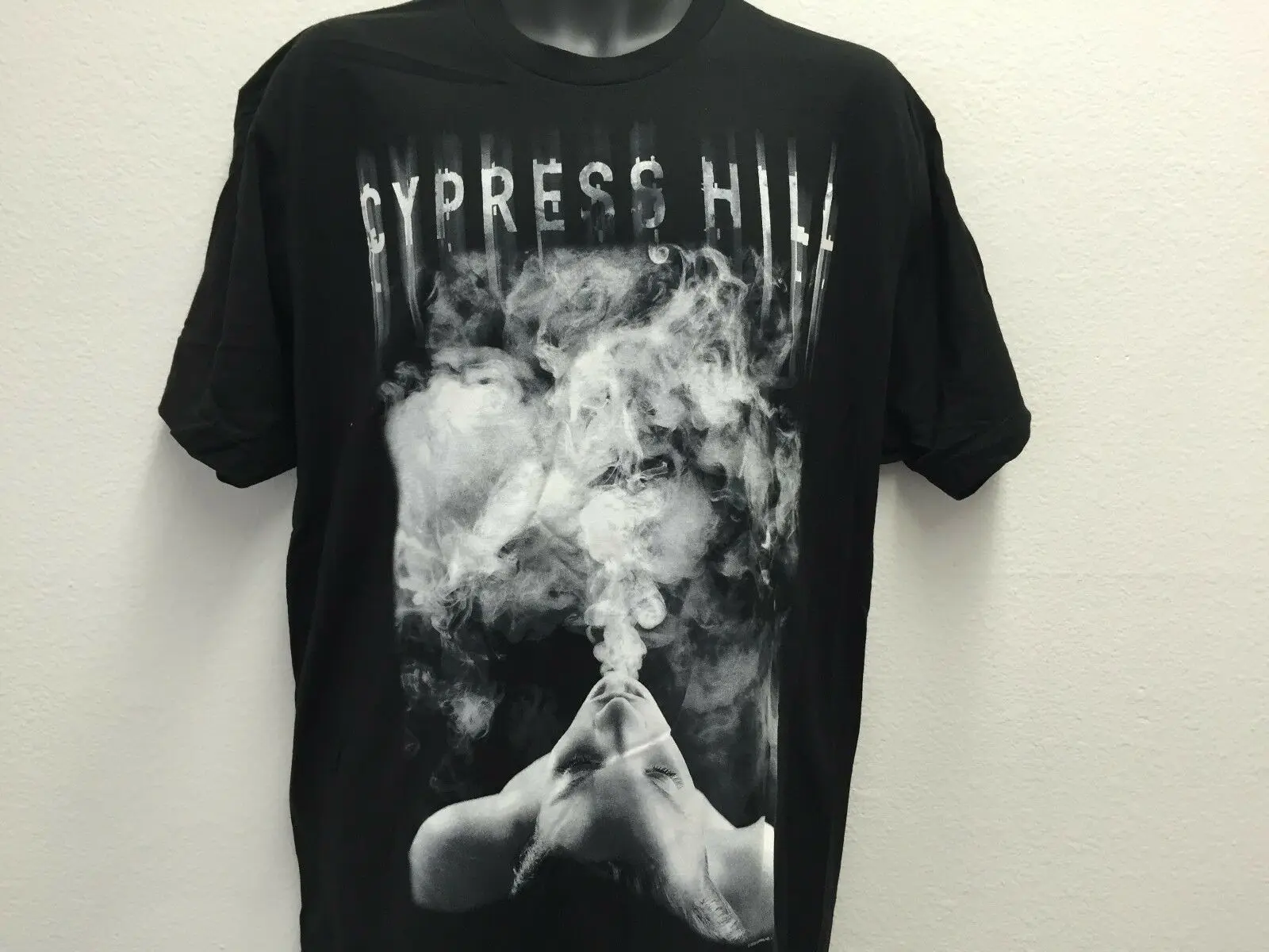 Cypress холм вверх в дыму Рэп Группа музыкальная группа Мужская футболка XL и 2XL Новая