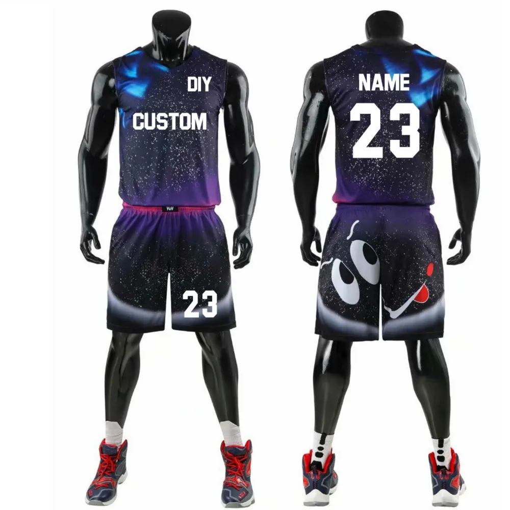 

Cartoon Men Throwback Basketball Jerseys Suits Blank Customized Women Team Tracksuits Basketball Jerseys Clothes Uniforms 2019