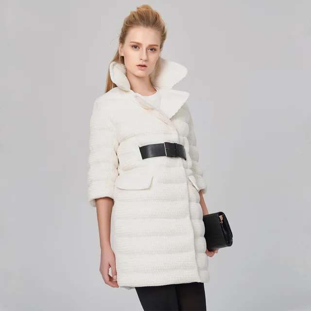 2016 winter Jacket Women down jackets Women's outerwear white medium