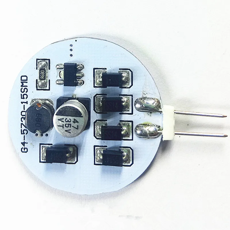 5 шт./лот светодиодный светильник лампы G4 15 шт. 5730/5630SMD 12 В AC/DC 24 В DC Светодиодный PCB теплый белый 3000K Декор лампа для домашнего освещения