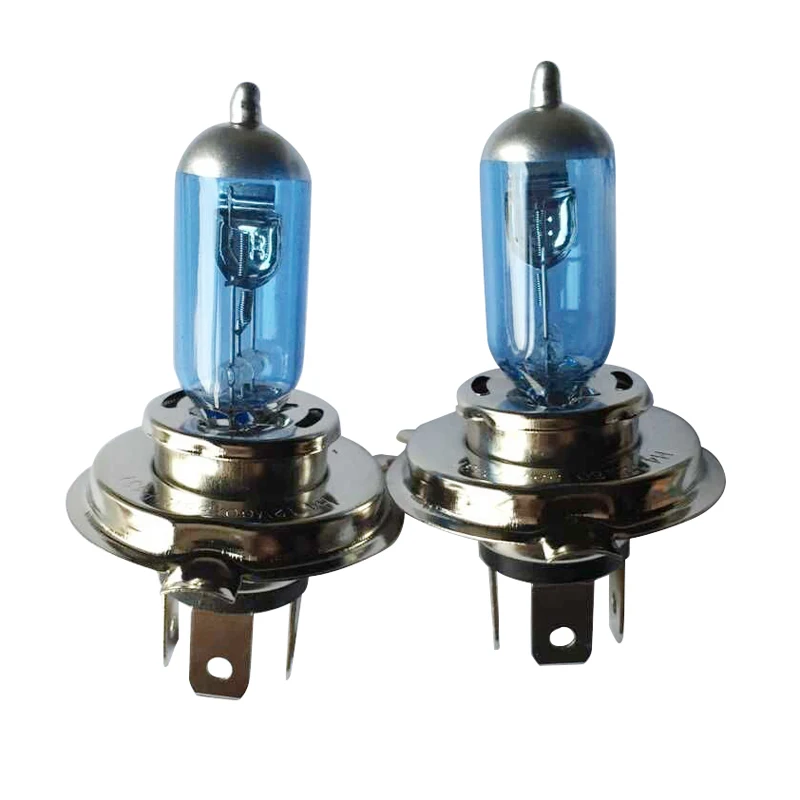 2pcs/set  12V 60/55W H4 Diamond Vision 5000K Super White Car Halogen Headlight Lamp