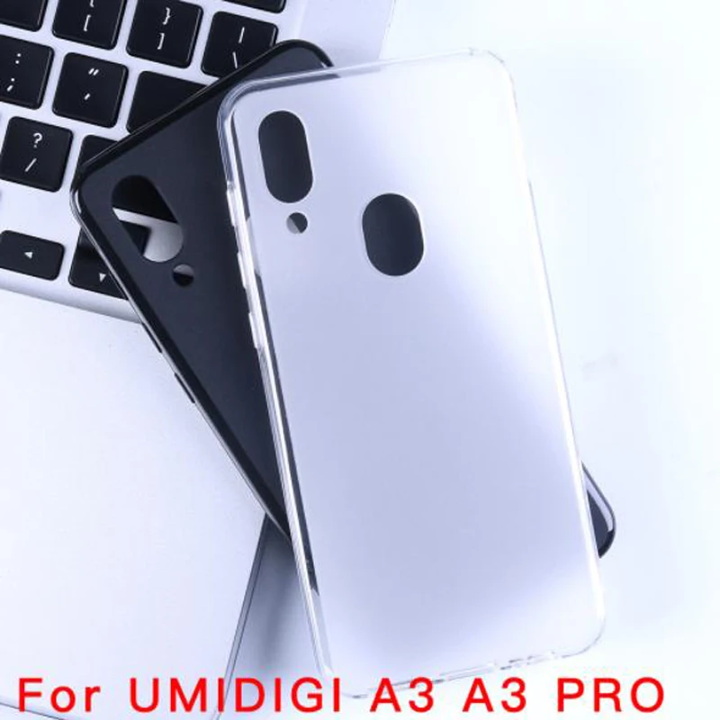 Чехол для UMIDIGI A3 Pro силиконовый чехол Мягкий ТПУ Матовый Пудинг Твердый Черный