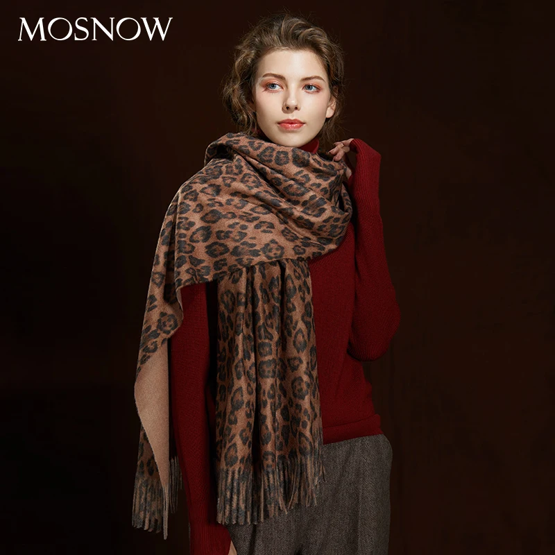 

Leopard Scarf 2019 New Fashion Luxury Cashmere Sarves Autumn Leopard Printed Scarf Women Tassel Warm Winter Scarf Large Shawl