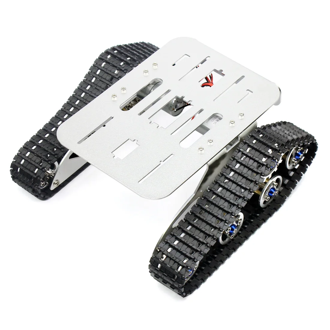 

4WD Metal Tank Intelligent Crawler Robotic Chassis for RC Robot Car 210x140x75mm