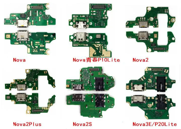 

USB Port Charger Dock Plug Connector Flex Cable For HuaWei Nova 3E lite Nova 2s Nova 2 plus Charging Port Board Replacement