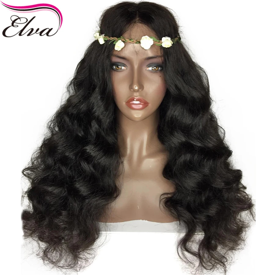 Elva Hair 180% Density 360 Lace Frontal Wig Pre Plucked With Baby Hair 10