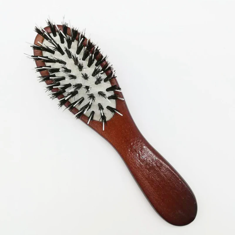 No.10 Mini Wooden handle Bristle Mane Brush Hair brush / Professional