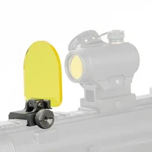 PPT Тактический складной прицел крышка прочное защитное устройство с 2 Запасные линзы 20 мм рельс для охоты GZ330073