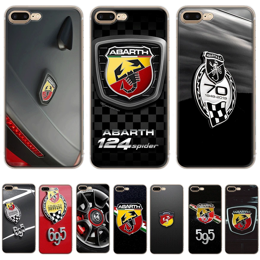 

Mobile Phone Case for iPhone 11 Pro X XS Max XR iPhone 6 6S 7 8 Plus 5 5S SE Hard Cover Fiat Abarth Logo
