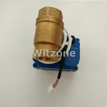 DC12V латунь моторизованный шаровой клапан 3 проводной контроль для воды детектор утечки WLD-805 WLD-806