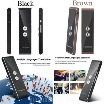 

Portable T8 Smart 40 Language Translator Real-time Speech Translation For Business Travel