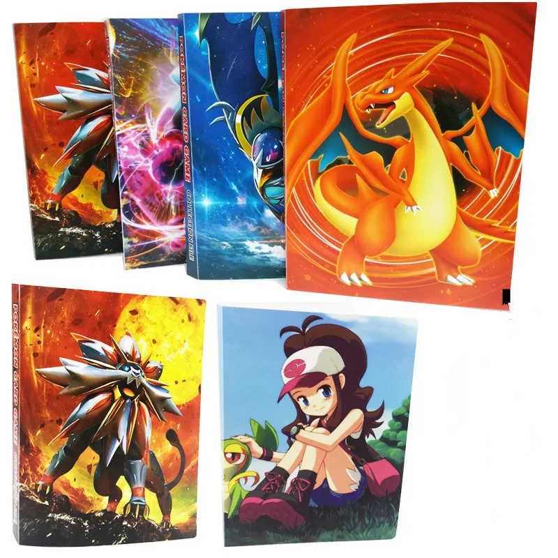 Pokemon Card Albums 8 POCKET/PAGE 112 карт Коллекционная папка альбом детский подарок