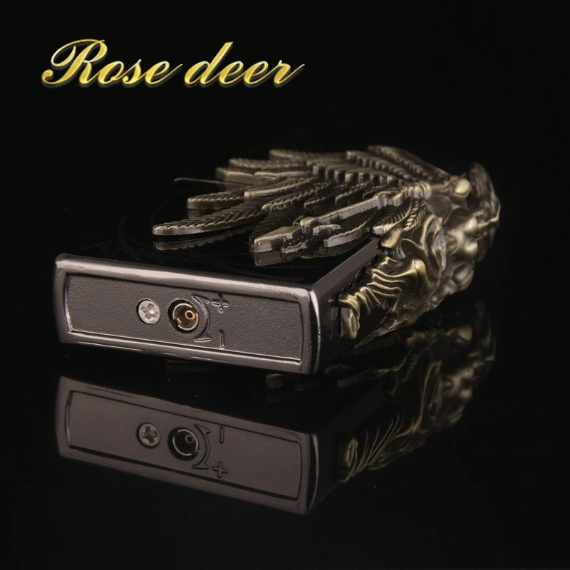 

2019New type Two flam Torch Turbo Lighter Blue Flame Electronic Lighter gas Lighter Butane Mini Cigar Cigarettes Lighters Gift